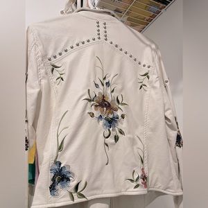 Detailed Blank NYC Leather Jacket